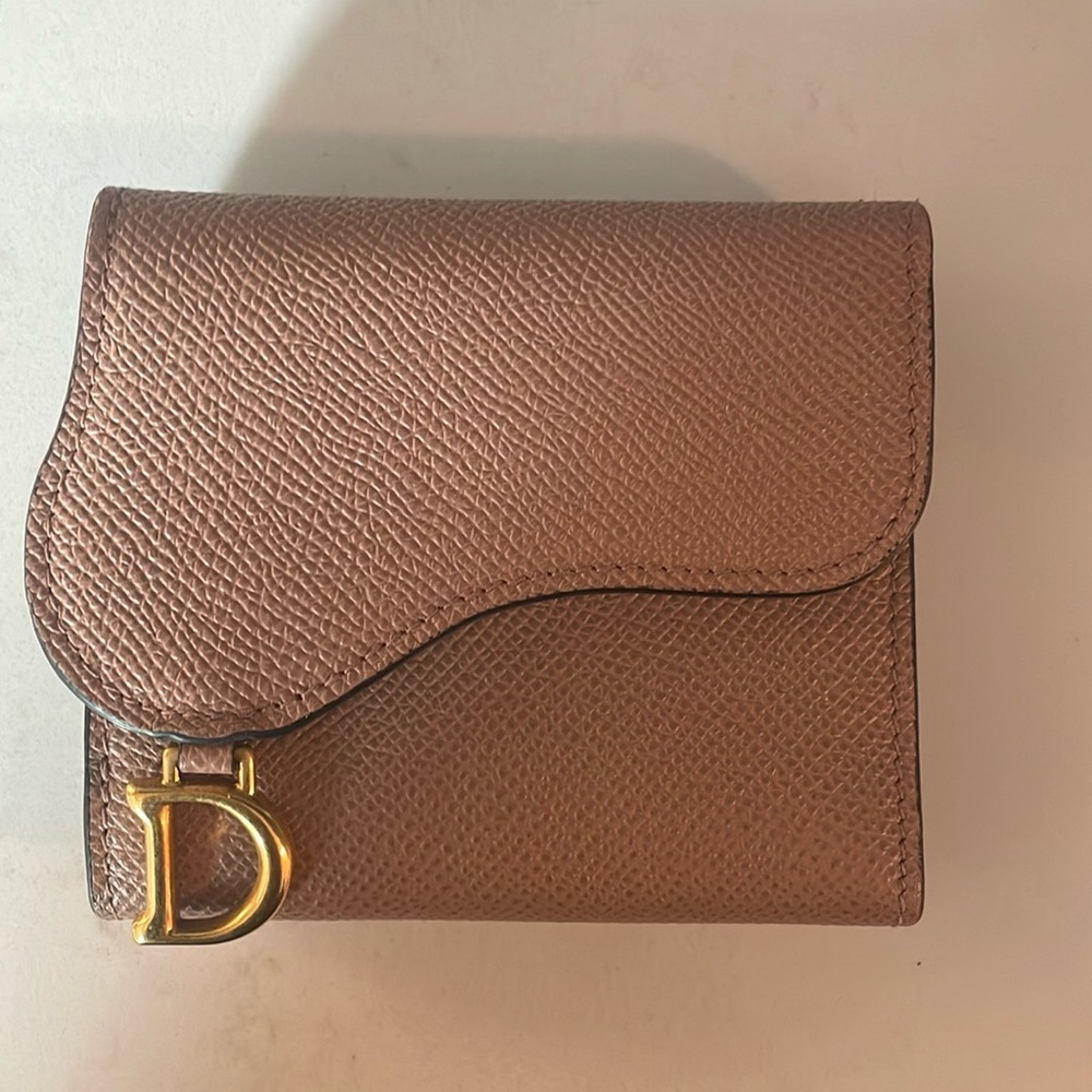 DIOR Saddle Wallet - Pink